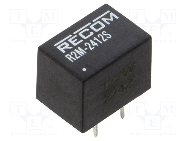 Converter: DC/DC; 2W; Uin: 9÷36V; Uout: 12VDC; Iout: 167mA; SIP8; 2.7g