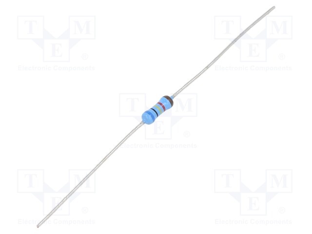 Resistor: thin film; THT; 60.4kΩ; 600mW; ±5%; Ø2.5x6.5mm; 50ppm/°C