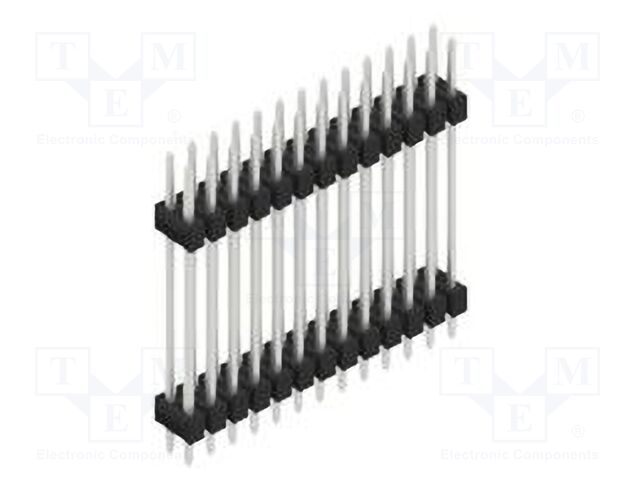 Connector: pin strips; pin header; male; PIN: 26; 2.54mm; THT; 2x13