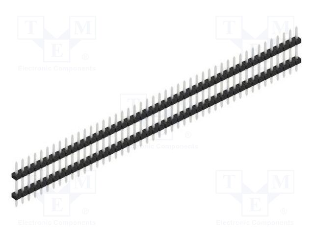 Connector: pin strips; pin header; male; PIN: 46; 2mm; THT; 1x46