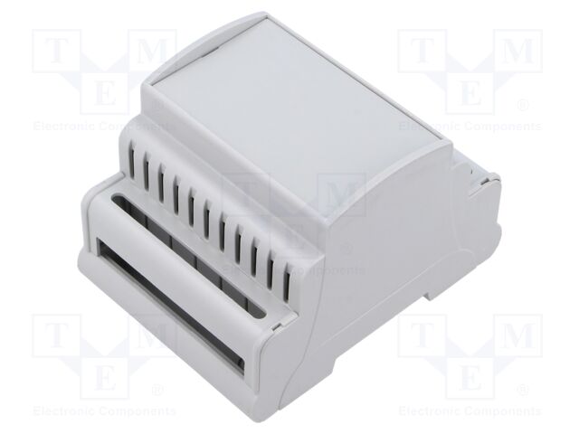 Enclosure: for DIN rail mounting; No.of mod: 4