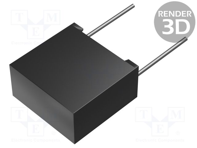 Capacitor: polypropylene; ECWFJ; 1uF; 630VDC; ±10%; 22.5mm; H: 19mm