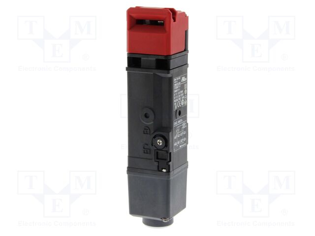 Safety switch: bolting; D4SL-N; 2NC/1NO + 2NC; IP67; black/red