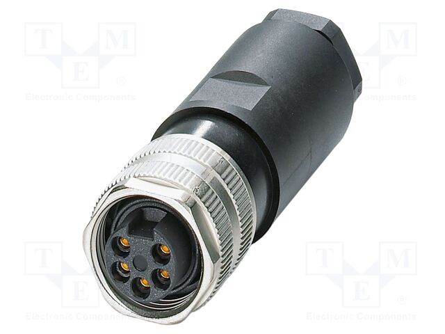Connector: 7/8"; plug; PIN: 5; straight; unshielded; 9A; 300V; IP67