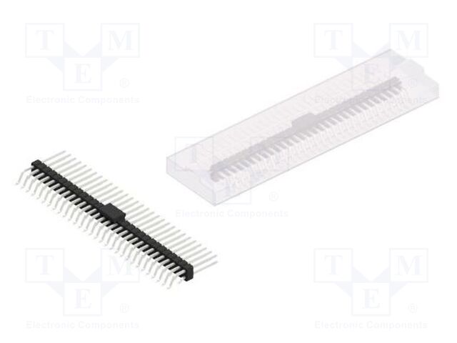 Connector: pin strips; pin header; male; PIN: 60; 2.54mm; SMT; 2x30