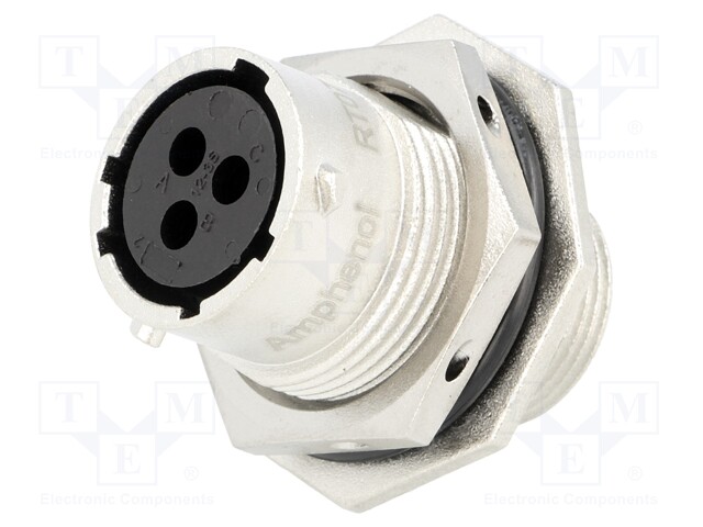 Connector: circular; Series: RT360; socket,plug; female; PIN: 3