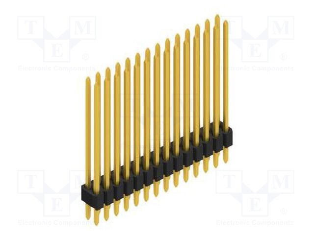 Connector: pin strips; pin header; male; PIN: 28; 1.27mm; THT; 2x14