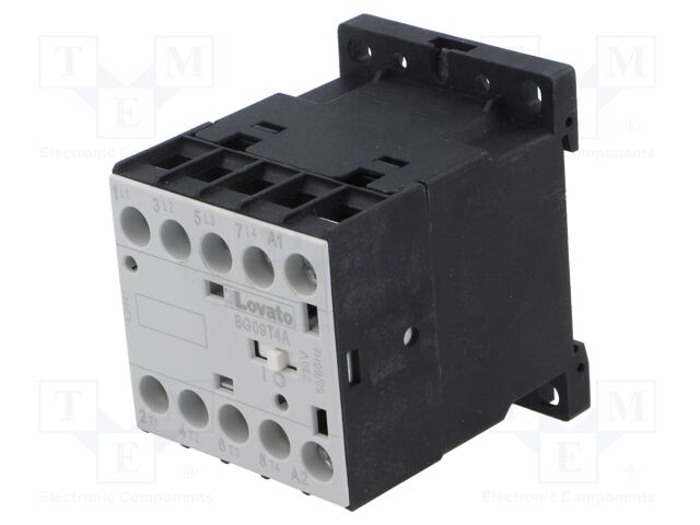 Contactor: 4-pole; NO x4; 230VAC; 9A