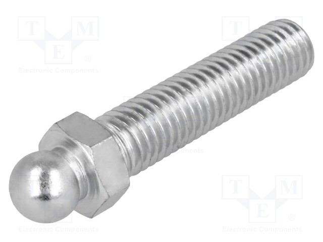 Pin; M10; Plunger mat: steel; Ø: 10mm; Plating: zinc; Spanner: 13mm