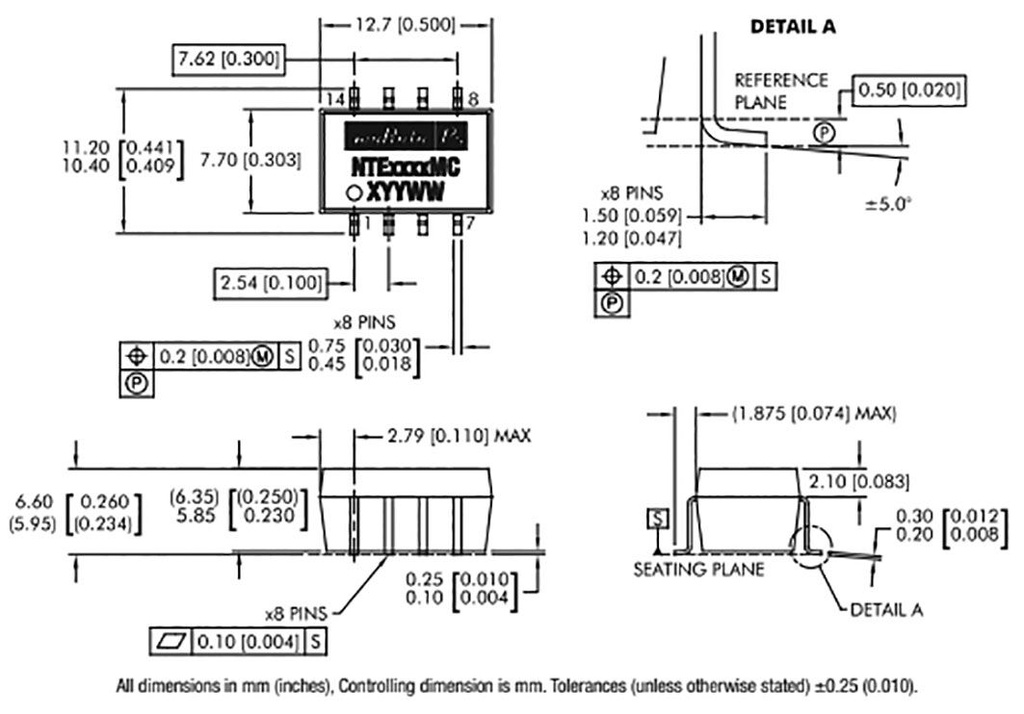 Converter: DC/DC; 1W; Uin: 2.97÷3.63V; Uout: 9VDC; Iout: 111mA; SMD