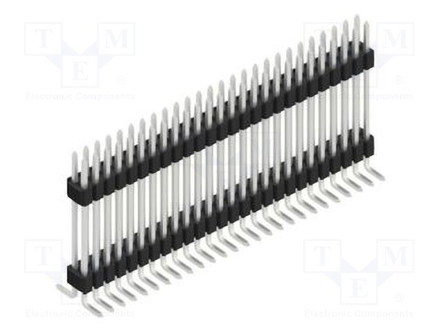 Connector: pin strips; pin header; male; PIN: 52; 1.27mm; SMT; 2x26