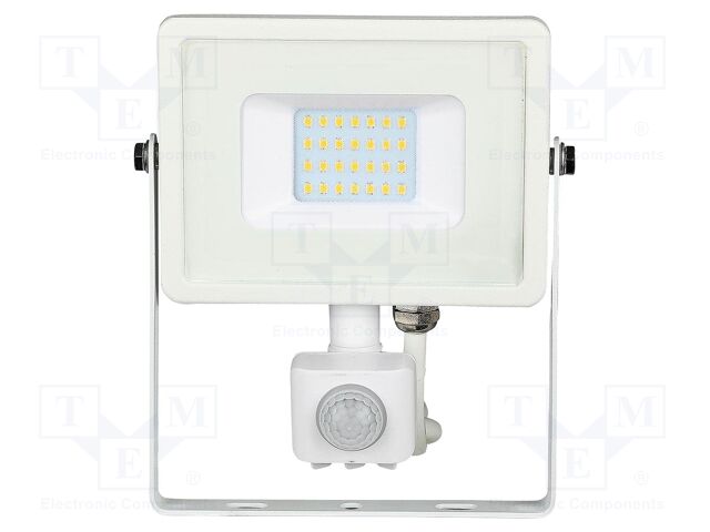 Lamp: LED flood light; 20W; 230VAC; neutral white; 100°; 4000K