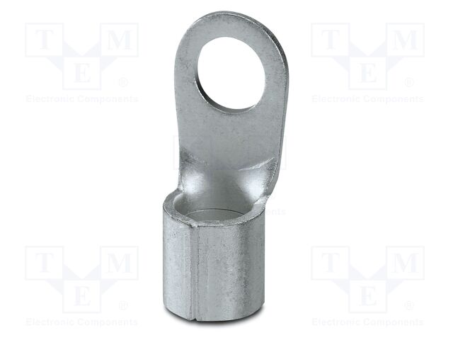 Non-insulated; Body: silver; Tip: ring