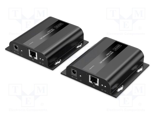 HDMI extender; DC socket x2,HDMI socket x2,RJ45 socket x2
