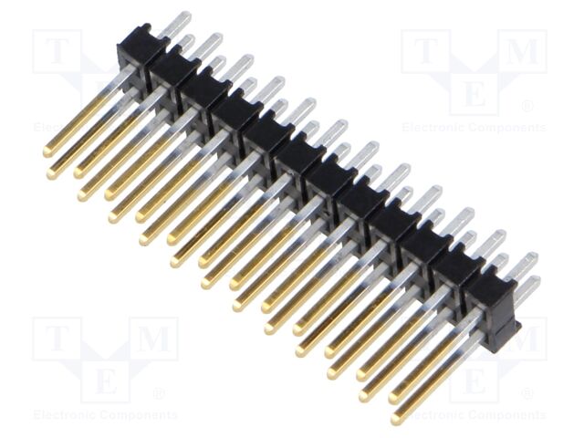 Connector: pin strips; pin header; male; PIN: 24; straight; 2.54mm