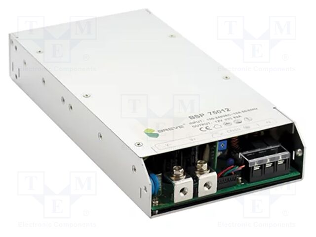 Power supply: switching; for building in; 750W; 12VDC; 62.5A; BSP