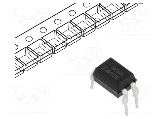 Optocoupler; THT; Ch: 1; OUT: transistor; Uinsul: 5.3kV; DIP4; PIN: 4