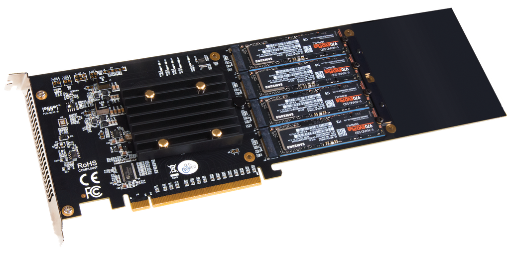Sonnet SSD M.2 4x4 Silent PCIe Card