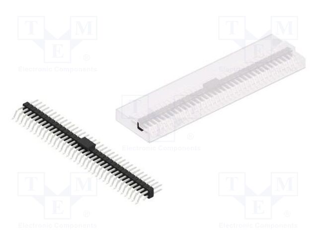 Connector: pin strips; pin header; male; PIN: 70; 2.54mm; SMT; 2x35