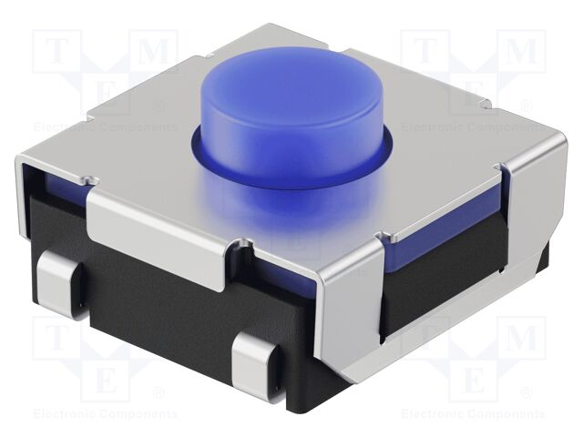 Microswitch TACT; SPST-NO; Pos: 2; 50mA/12VDC; SMT; 2.45N; 3.5mm