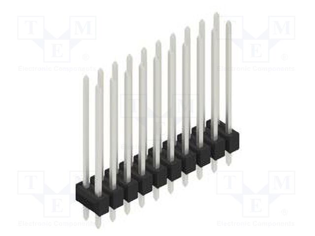 Connector: pin strips; pin header; male; PIN: 20; 2.54mm; THT; 2x10