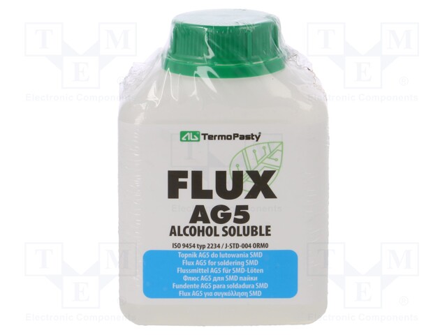 Flux: rosin-free; halide-free,Lead Free; liquid; bottle; 0.5l