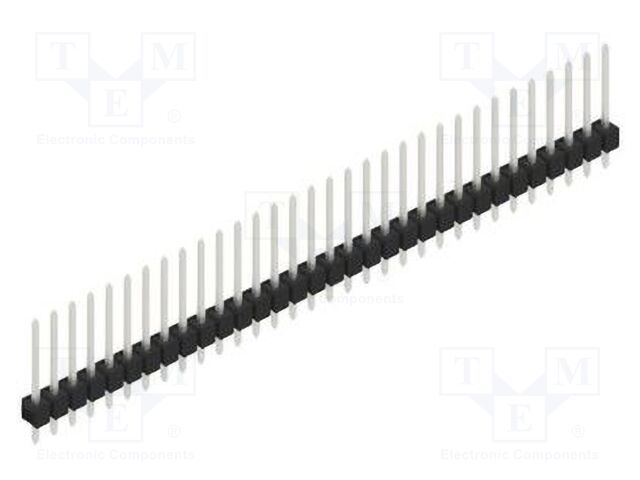 Connector: pin strips; pin header; male; PIN: 32; 2.54mm; THT; 1x32