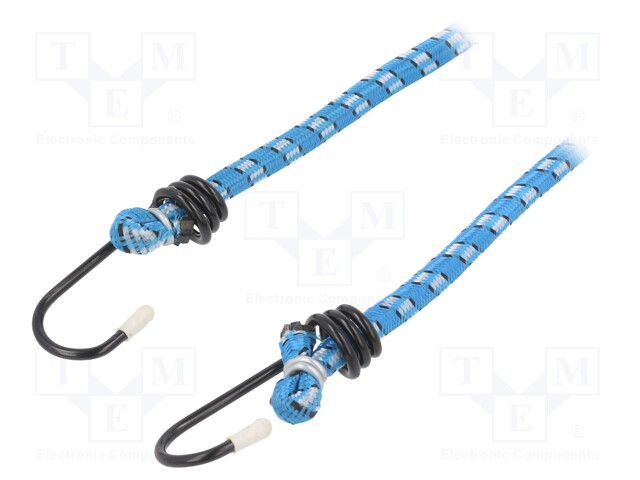 Tensioning rubber bands; L: 0.8m; rubber; 2pcs.