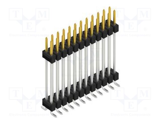 Connector: pin strips; pin header; male; PIN: 24; 2.54mm; SMT; 2x12