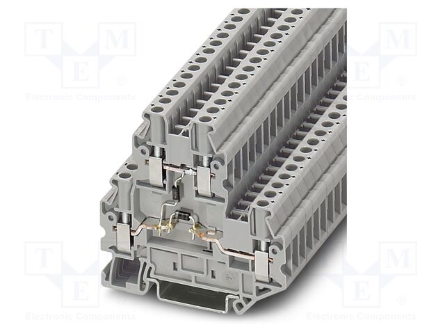 Splice terminal: rail; PA; L: 64.4mm; terminals: 4; W: 5.2mm