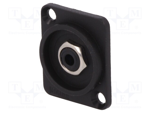 Socket; Jack 3,5mm; female; mono; soldering; Case: XLR standard