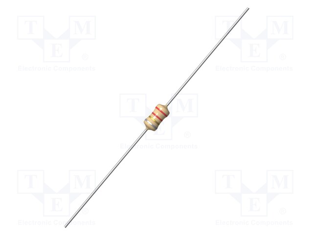 Inductor: wire; THT; 27uH; 0.315A; 1Ω; Ø3x7mm; ±10%; Leads: axial