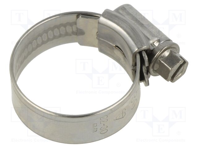 Cable tie; Ø: 22÷30mm; W: 13mm; Material: stainless steel AISI 304
