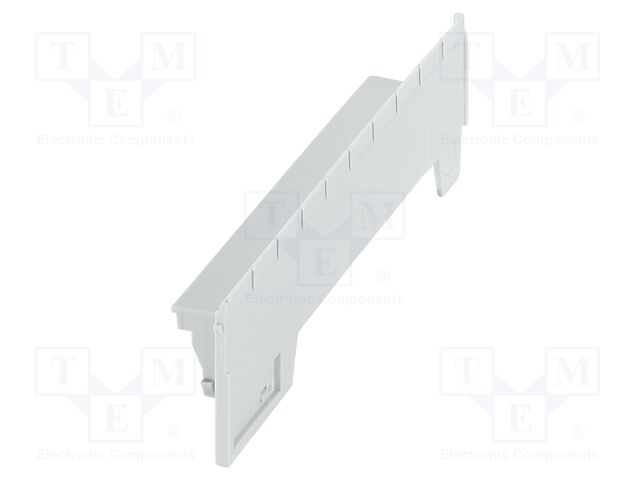 Cover; grey; UL94V-0; ME-IO 18,8; PA; X: 20.94mm; Y: 114.1mm