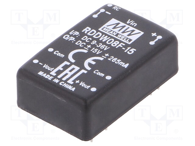 Converter: DC/DC; 8W; Uin: 9÷36V; Uout: 15VDC; Uout2: -15VDC; DIP24