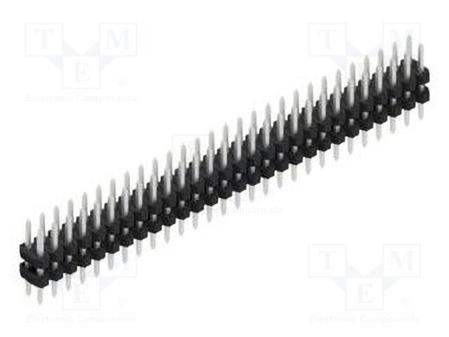 Connector: pin strips; pin header; male; PIN: 56; 2mm; THT; 2x28