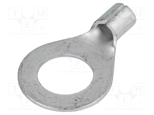 Ring terminal; M12; 10mm2; crimped; for cable; non-insulated; 13mm