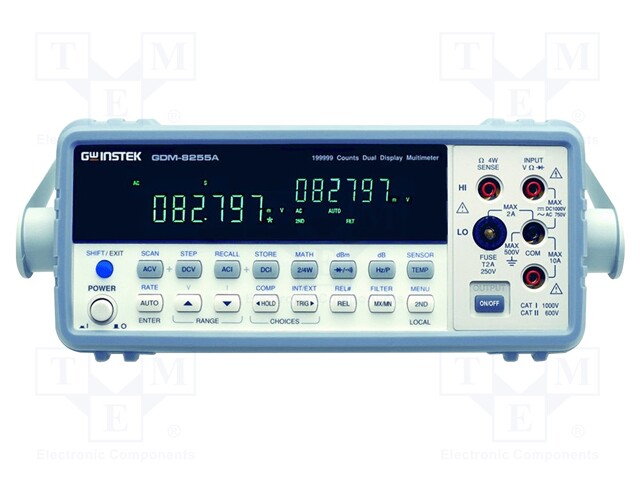 Benchtop multimeter; 2x VFD 5,5 digit; 100m/1/10/100/1000V