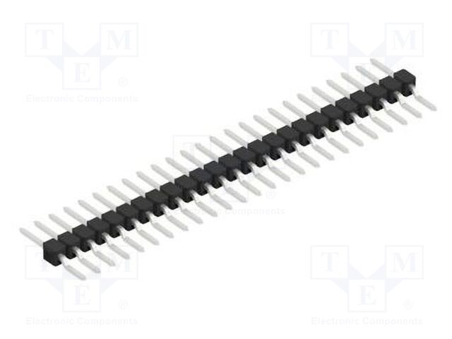 Connector: pin strips; pin header; male; PIN: 25; 2.54mm; SMT; 1x25