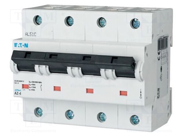Circuit breaker; 230/400VAC; Inom: 50A; Poles: 4; DIN; Charact: C