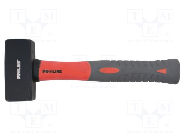 Hammer; 1kg; Handle mat: fiberglass; Kind: stonemason