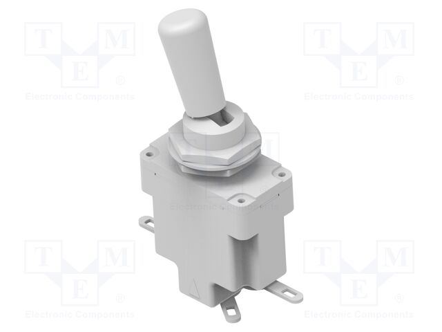 Switch: toggle; Pos: 2; SPDT; ON-ON; 15A/115VAC; 20A/28VDC; -35÷60°C
