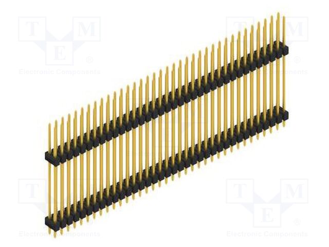 Connector: pin strips; pin header; male; PIN: 72; 2.54mm; THT; 2x36