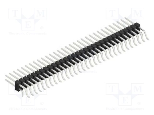 Connector: pin strips; pin header; male; PIN: 62; 2.54mm; SMT,THT