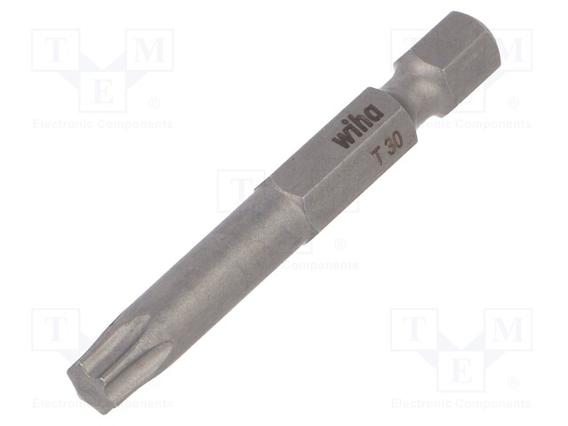 Screwdriver bit; Torx®; TX30; Overall len: 50mm