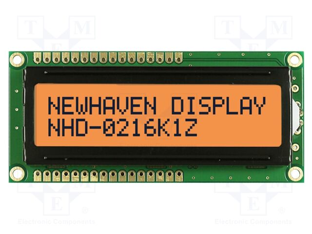 Display: LCD; FSTN Positive; 16x2; 80x36mm; LED; 5V