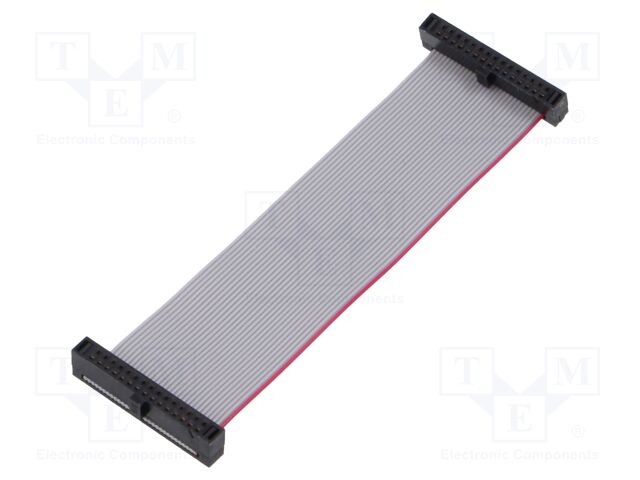 Ribbon cable with IDC connectors; Tape ph: 0.64mm; 76.2mm