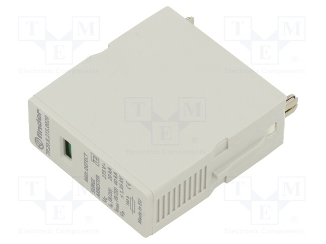 Cartridge for surge arrestor; 20kA; socket; -40÷80°C; IP20