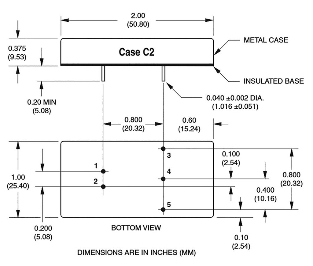 Converter: DC/DC; 7W; Uin: 18÷75V; Uout: 5VDC; Uout2: -5VDC; DIP; 37g