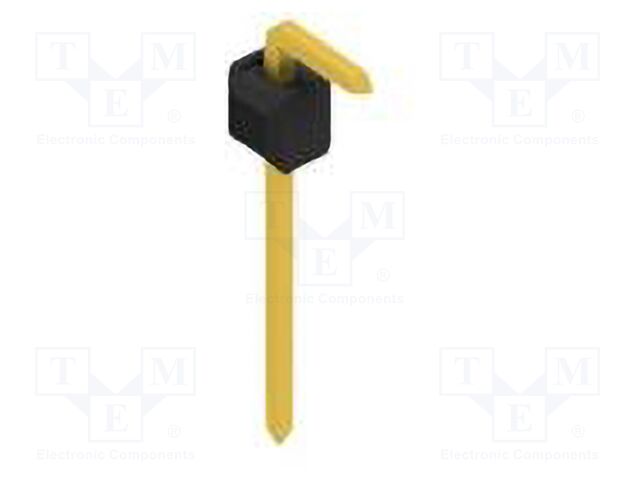 Connector: pin strips; pin header; male; PIN: 1; 2.54mm; THT; 1x1